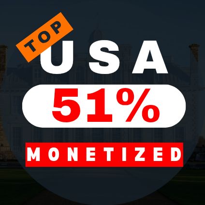 51% USA MONETIZED