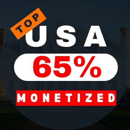 65% USA MONETIZED