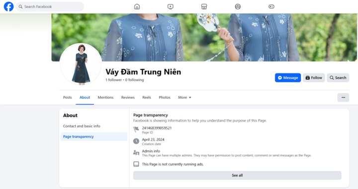 Account listing